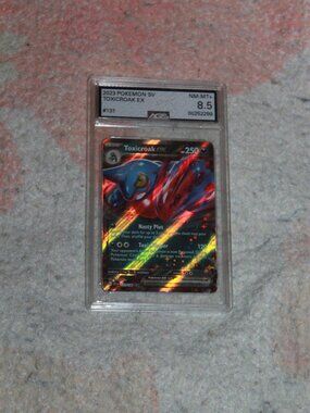 Pokemon 2023 SV Toxicroak EX #131 AGS Graded 8.5